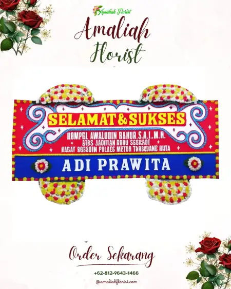 Papan Bunga Ucapan Selamat tanjung sari surabaya