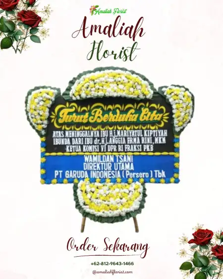 Papan Bunga Duka tanjung sari surabaya